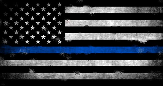 blue lives matter flag