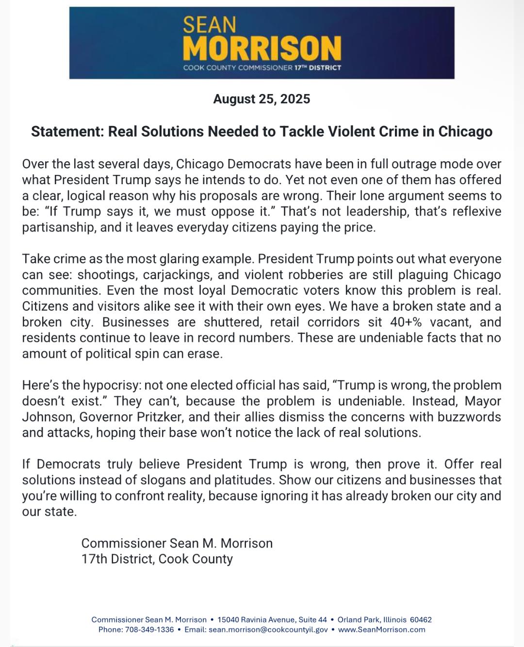 SMM Letter Violent Crime Letter